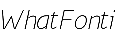 Monitor Thin Italic