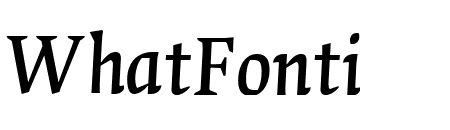 Quadraat DemiBold Italic