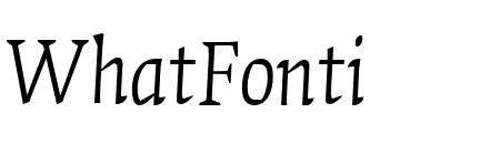 Quadraat Light Italic