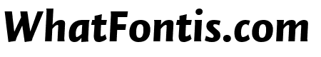 Quadraat Sans Black Italic
