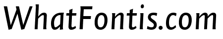 Quadraat Sans Italic