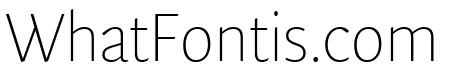 Quadraat Sans Thin