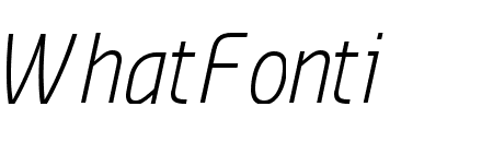 Sansa Condensed Light Italic