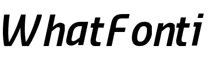 Sansa Condensed SemiBold Italic
