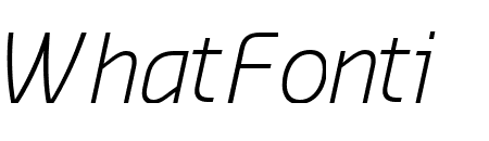 Sansa Light Italic