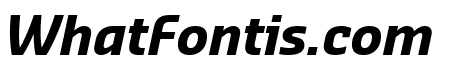 Sansa SemiCondensed Bold Italic