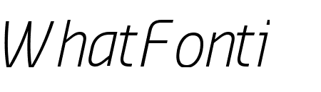 Sansa SemiCondensed Light Italic