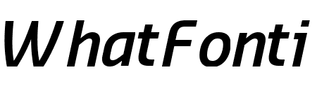 Sansa SemiCondensed SemiBold Italic