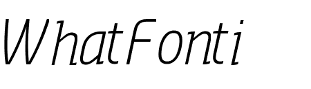 Sansa Slab Condensed Light Italic
