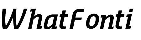 Sansa Slab Condensed SemiBold Italic