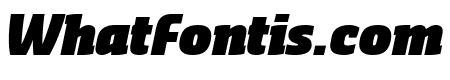 Sansa Slab Condensed UltraBlack Italic UltraBlack Italic