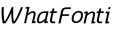 Sansa Slab Normal Italic