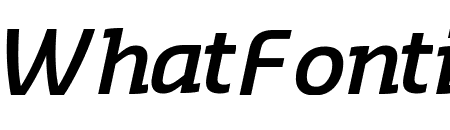 Sansa Slab SemiBold Italic
