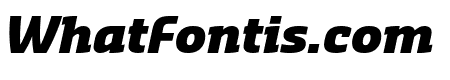 Sansa Slab SmCondensed Black Italic