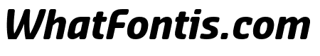 Sansa Soft Condensed Bold Italic
