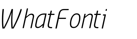 Sansa Soft Condensed Light Italic