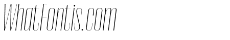 Cobertura 02 Thin Italic