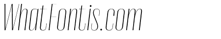Cobertura 03 Thin Italic
