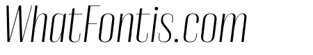 Cobertura 04 Light Italic