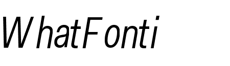 Fakt Condensed Blond Italic