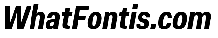 Fakt Condensed Bold Italic