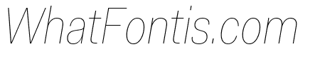 Fakt SemiCondensed Hair Hair Italic