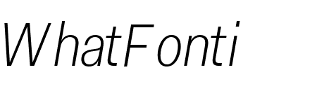 Fakt SemiCondensed Light Italic