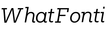 Fakt Slab Blond Italic