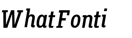 Fakt Slab Condensed Medium Italic
