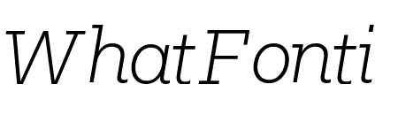 Fakt Slab Light Italic