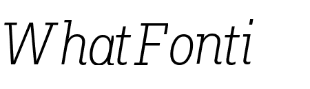 Fakt Slab SemiCondensed Light Italic
