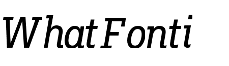 Fakt Slab SemiCondensed Normal Italic