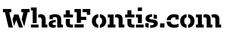 Fakt Slab Stencil Bold