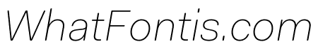 Fakt Soft Thin Italic