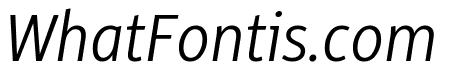 Alto Condensed Light Italic
