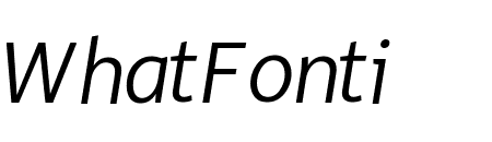 Alto Light Italic