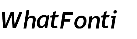 Alto SemiBold Italic