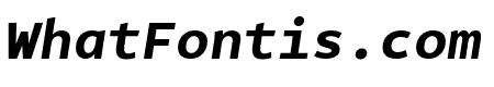 Alto Mono Bold Italic
