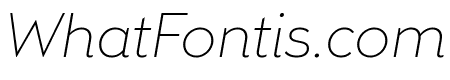 Remo Thin Italic