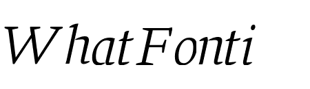 Lirico Press ExtraLight Italic