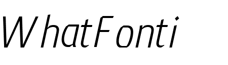 Meran Condensed Light Italic