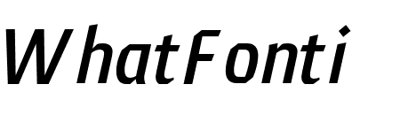 Meran Condensed SemiBold Italic