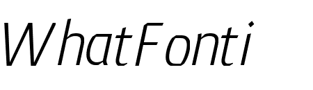 Meran SmCondensed Light Italic