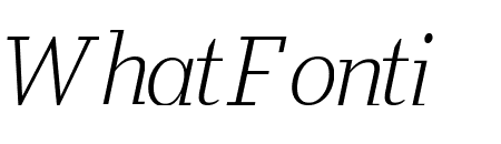 Stan Plus Light Italic