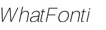 FinisText-ThinItalic