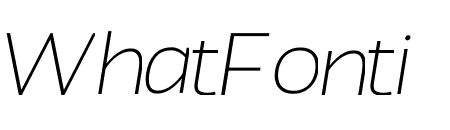 Atozimple ExtraLight Italic