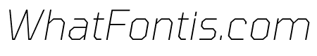 Tomorrow ExtraLight Italic