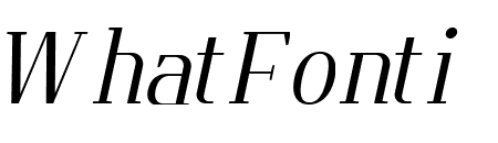 Flatory Serif Light SemiCondensed Italic