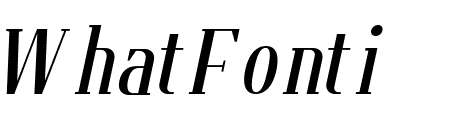 Flatory Serif SemiBold Condensed Italic