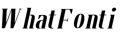 Flatory Serif ExtraBold Condensed Italic